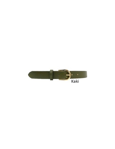 Ceinture femme cuir vachette doublure synthétique