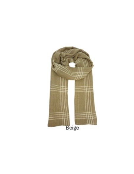 Echarpe homme / femme beige
