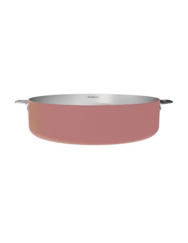 LA MERVEILLEUSE SAUTEUSE INOX 28CM COOKUT -GUIMAUVE (Rose)