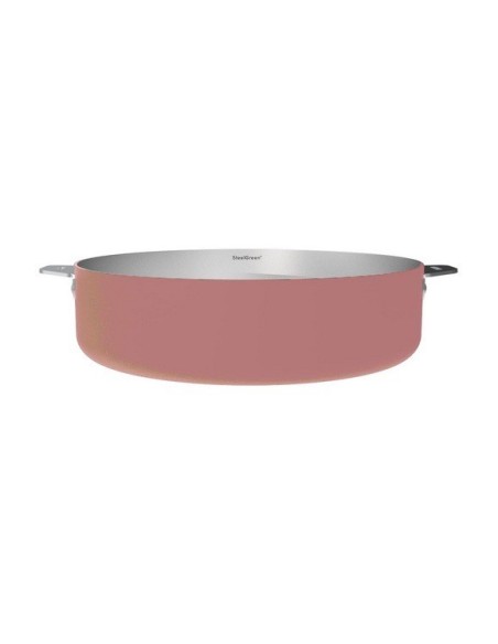 LA MERVEILLEUSE SAUTEUSE INOX 28CM COOKUT -GUIMAUVE (Rose)
