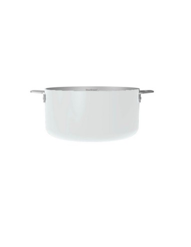 LA MERVEILLEUSE CASSEROLE INOX 20CM COOKUT- POLAIRE (blanc)