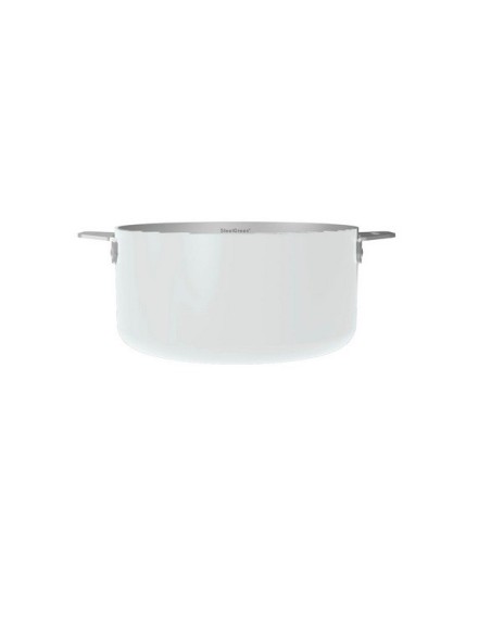 LA MERVEILLEUSE CASSEROLE INOX 20CM COOKUT- POLAIRE (blanc)