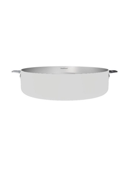 LA MERVEILLEUSE SAUTEUSE INOX 28CM COOKUT- POLAIRE (blanche)