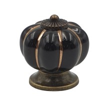 POIGNEE incroyable cocotte COOKUT CITROUILLE CERAMIQUE GRAPHITE