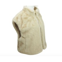 Gilet sans manche fourrure synthétique taille unique