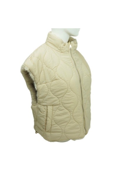Gilet sans manche fourrure synthétique taille unique