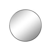 MIROIR MÉTAL MIROIR 100X2X100 cm NOIR