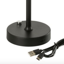 Lampe tactile et nomade NOÉ Métal Noir (12x12x31.5cm) 2