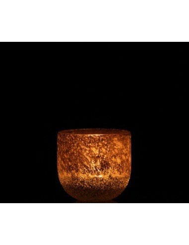Photophore SCAVO VERRE GRIS S (11x11x9.5cm)
