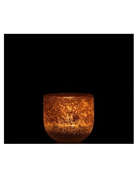 Photophore SCAVO VERRE GRIS S (11x11x9.5cm)