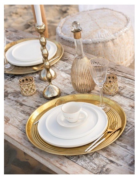 Table Lit Militaire Bois recyclé Blanc