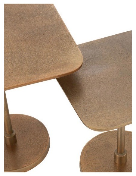 Set de 2 Tables carrées Alu OR