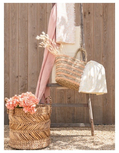 Panier Tressé Rafia naturel
