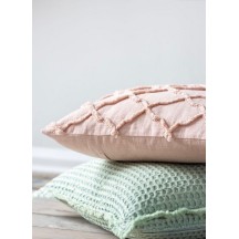 Coussin Losange ondulé coton 45cm x 45 cm 2