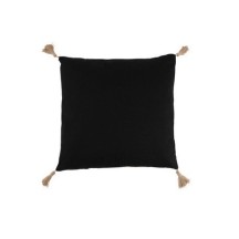 Coussin tissage polyester Noir 45 cm X 45 cm 2