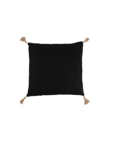 Coussin tissage polyester Noir 45 cm X 45 cm