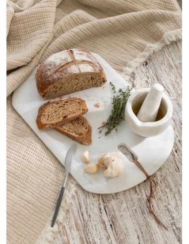MORTIER + PILON MARBRE BLANC