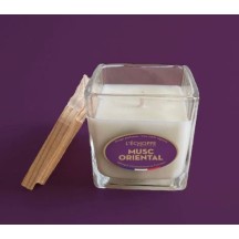 Bougie naturelle carrée 85g Musc Oriental