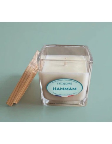 Bougie naturelle carrée 85g Hammam