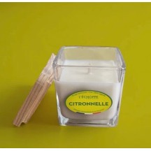 Bougie naturelle carrée 85g Citronnelle