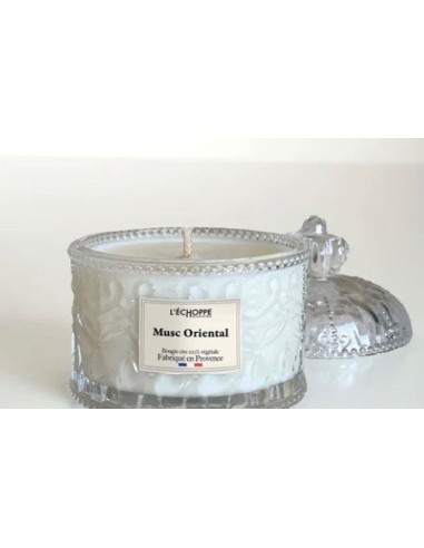 Bougie naturelle dôme 180g Musc Oriental