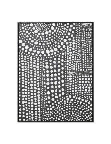Tableau Toile Points ABSTRAIT LAQUÉ