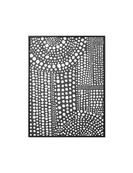Tableau Toile Points ABSTRAIT LAQUÉ