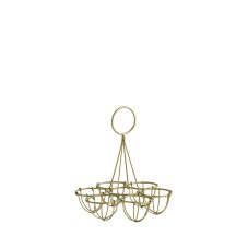 Porte œufs doré vintage de la Marque Madame Stoltz