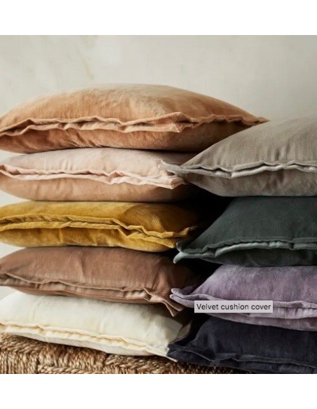 Housse de coussin velours de coton de la marque MADAM STOLTZ
