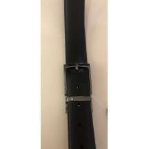 Ceinture homme réversible Noir ou marron en cuir de vachette 130 cm
