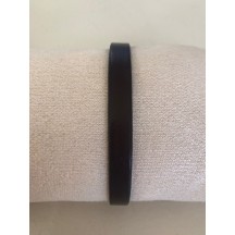 MINOTOR Bracelet homme cuir plat fermeture magnétique 2