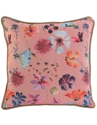 COUSSIN fleuri en COTON 45X5X45 420 GR