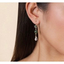 Boucles d'oreilles DRIZZLING dormeuses gouttes Christal de roche de la Marque Nature Bijoux 2