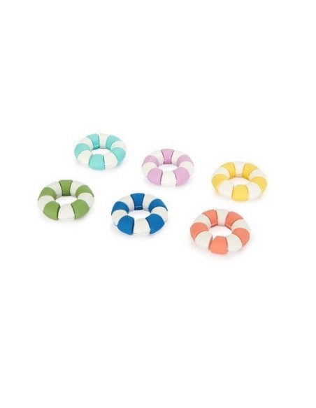 Marque-verres Floats (ensemble de 6) couleurs assorties