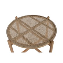 Table Café Paulownia Rotin NATUREL 2