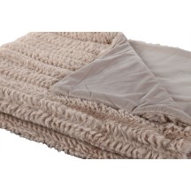 Plaid / Couverture Polyester 130X170X1 580 GSM Rose poudrée 2