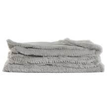 Dessus de Lit / Couverture polyester Gris clair 220 X 240 X1 580 GSM 2