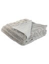Dessus de Lit / Couverture polyester Gris clair 220 X 240 X1 580 GSM