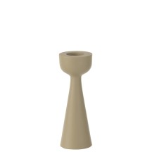 BOUGEOIR CONE ALU IVOIRE L