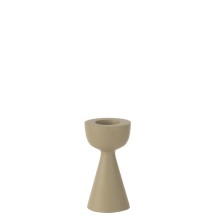 BOUGEOIR CONE ALU IVOIRE S