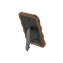 Cadre photo en acacia et verre 10X15 et 13X1,5X18 cm MARRON 2