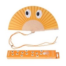 Eventail Orange Yeux