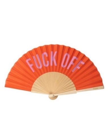 Eventail Rouge Fuck Off