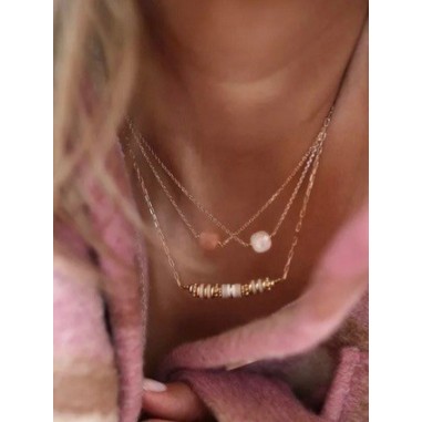Collier Mini Mana Beige de Labelle Parisienne
