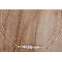 Collier Mini Mana Beige de Labelle Parisienne