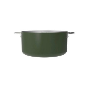 LA MERVEILLEUSE CASSEROLE INOX 20CM COOKUT - FOUGERE (verte)
