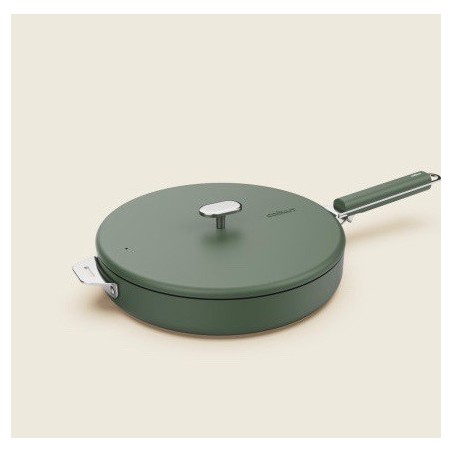 LE MERVEILLEUX COUVERCLE INOX COOKUT- 28 CM- FOUGERE