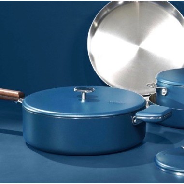 LA MERVEILLEUSE ANSE INOX AMOVIBLE COOKUT- MYRTILLE (bleu)