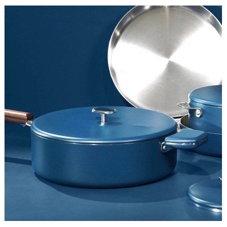 LA MERVEILLEUSE ANSE INOX AMOVIBLE COOKUT- MYRTILLE (bleu)