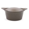 L'INCROYABLE COCOTTE COOKUT 24 cm MOKA avec sa poignée et ses maniques